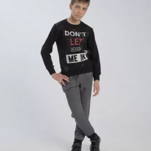 Form for boy with print dont let me in