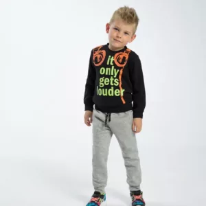 Form for boy with print it only gets louder