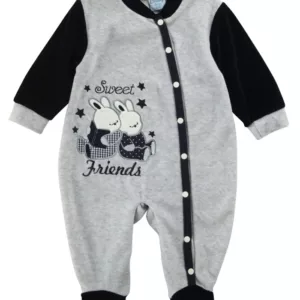 Bodysuit for baby boy with sweet friends print